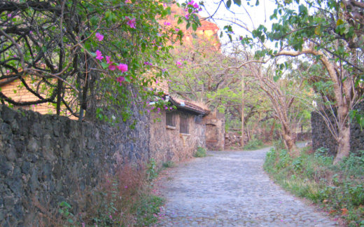 Calles pintorescas del Valle de Atongo