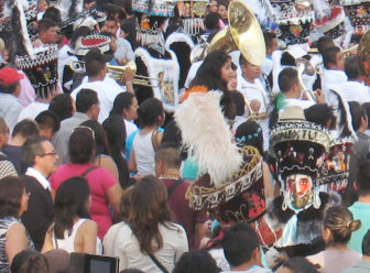Los chinelos del carnaval de Tepoztlán